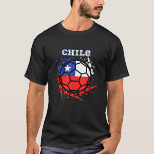 Camiseta Chile Soccer Futebol de Bandeira chileno Jersey