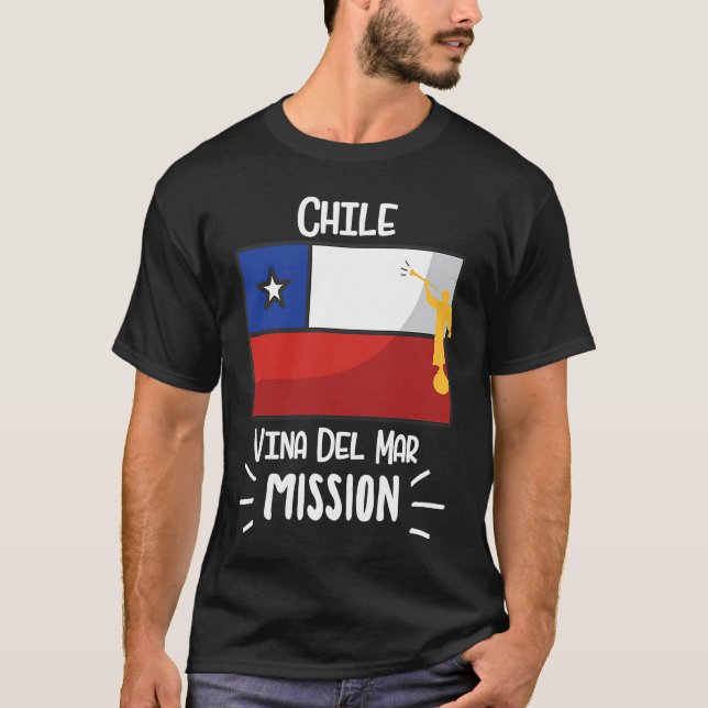 Camiseta Chile Vina del Mar Mormon LDS Mission Missionary (Frente)