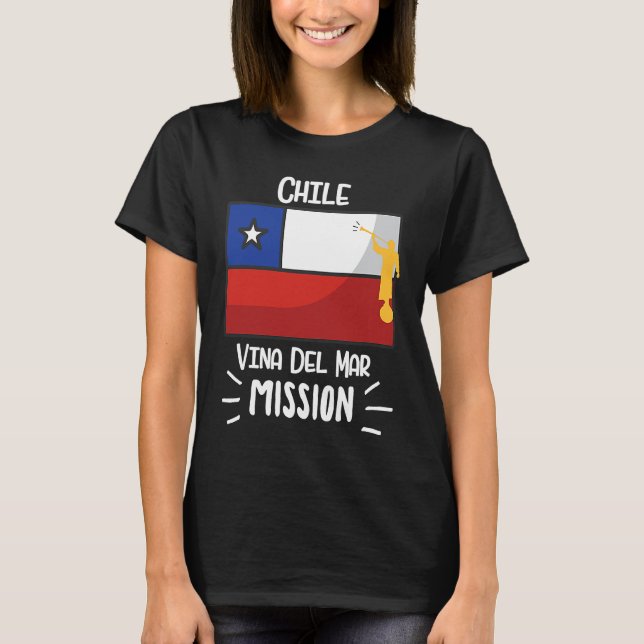 Camiseta Chile Vina del Mar Mormon LDS Mission Missionary (Frente)