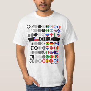 Camiseta Chile World Cup Group H Indicou T-Shirt