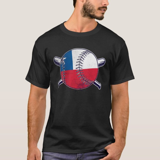 Camiseta Chilean Baseball Sport Chile Baseball Team (Frente)