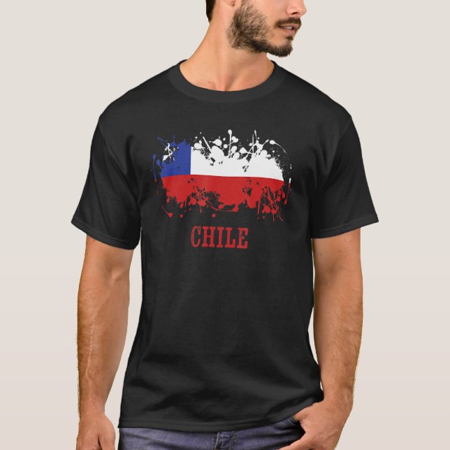 Camiseta Chilean enthusiasts for Chile and Chile (Frente)