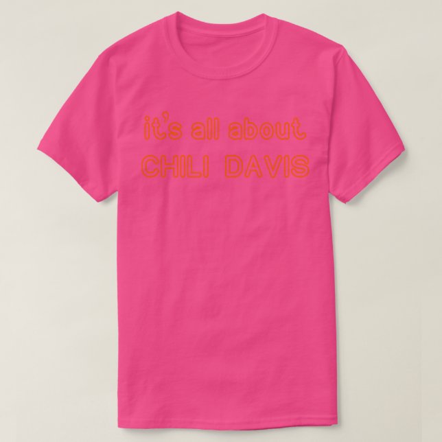 Camiseta Chili Davis TShirt (Frente do Design)