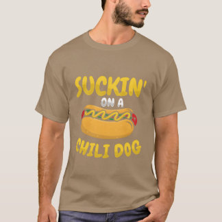 Camiseta Chili Dog Hot dog Salsicha de comida rápida amigo