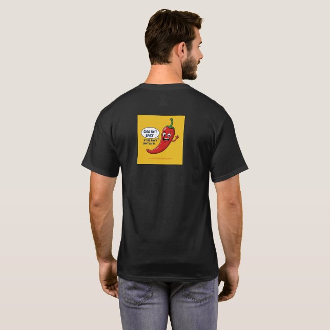 Camiseta chili não picante (Parte Traseira Completa)