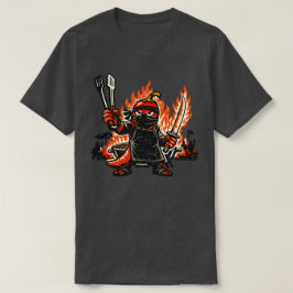 Camiseta Chili Ninja Mestre de Churrasco — Fogo de Verão Vi