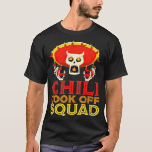 Camiseta Chili off Squad Skull Chilihead Exército de CHURR