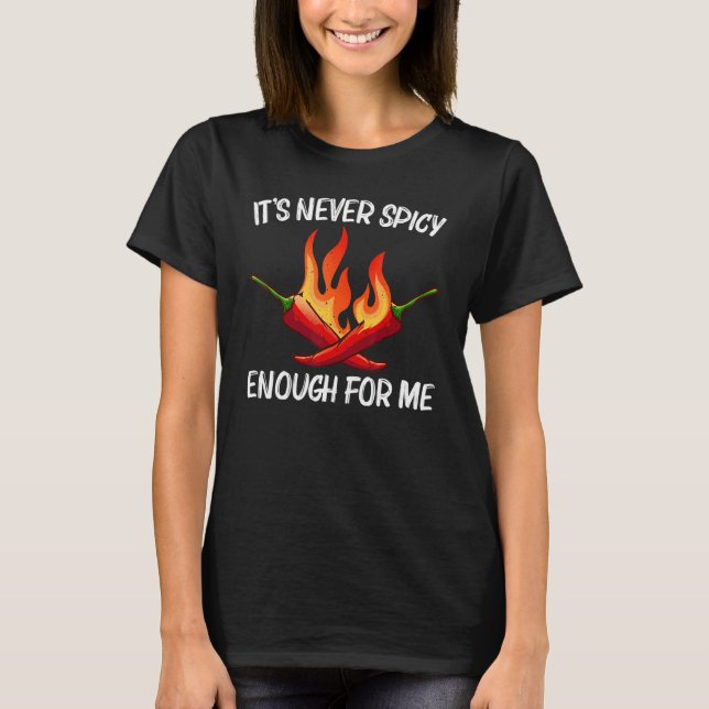 Camiseta Chili Pepper For Men Women Spicy Sauce Jalapeno (Frente)