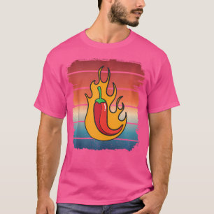 Camiseta Chili Shirt Women Chili Spice Comida Red Chili