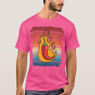 Camiseta Chili Shirt Women Chili Spice Comida Red Chili