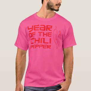 Camiseta Chili Spicy Comida Amadurece Ano Do Pimenta Chili