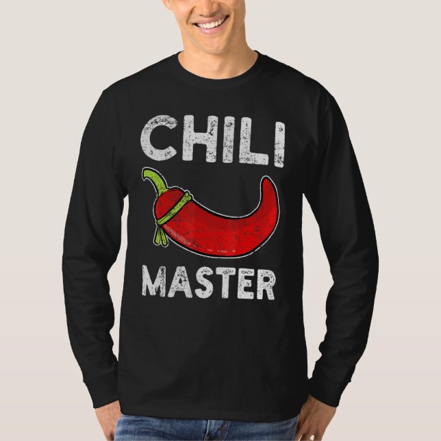 Camiseta Chilis Scharf Meister Chef Master (Frente)
