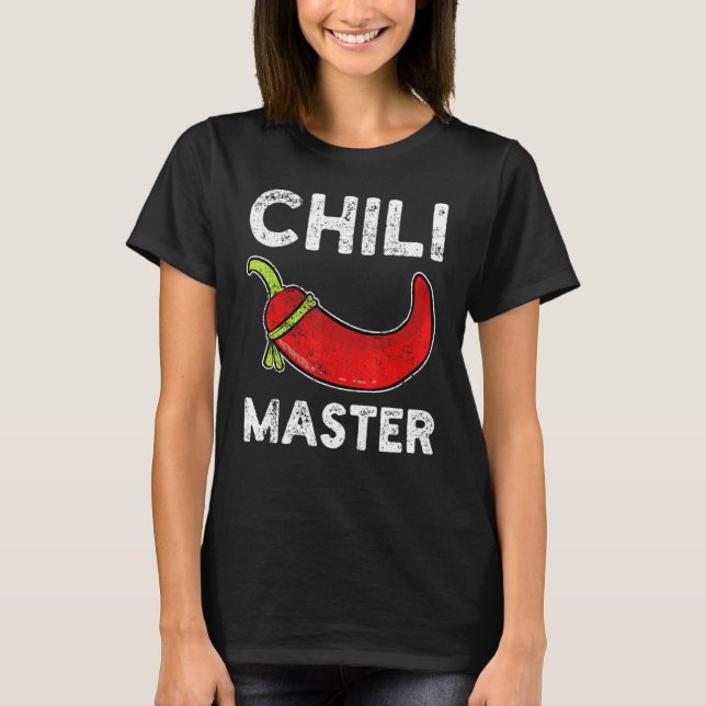 Camiseta Chilis Scharf Meister Chef Master (Frente)