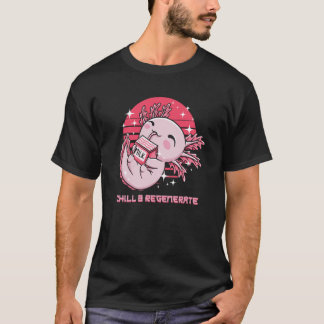 Camiseta Chill and Regenerate Axolotl Humor Salamander