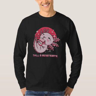 Camiseta Chill and Regenerate Axolotl Humor Salamander