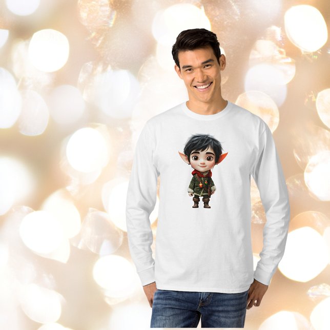 Camiseta Chill Boy Christmas Elf Men's Tee (Criador carregado)
