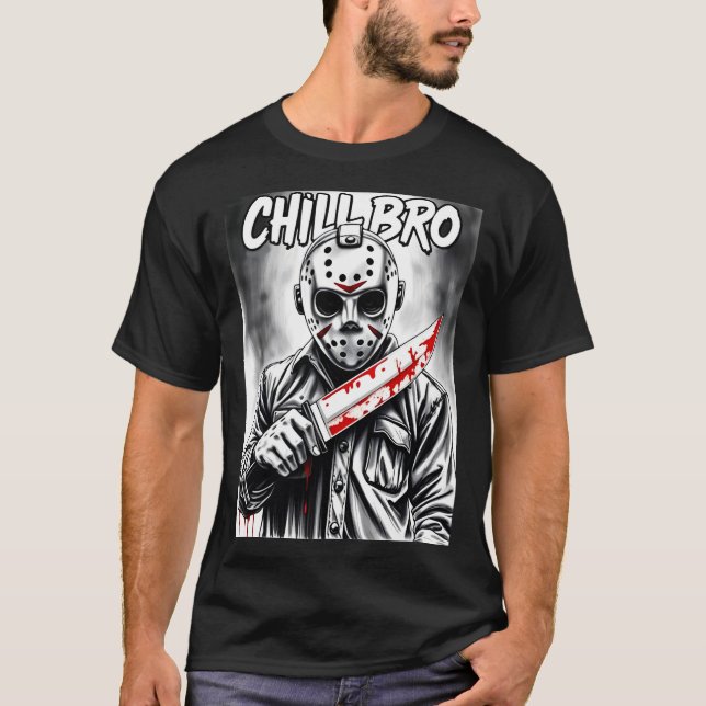 Camiseta Chill Bro Horror Tee 01 (Frente)