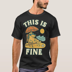 Camiseta Chill Dog Beach Vibes
