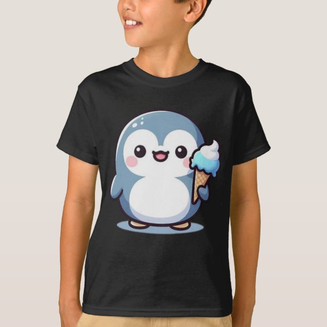 Camiseta Chill Penguin – Sweetly Melting Moments (Frente)
