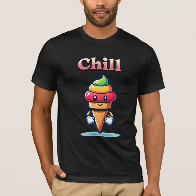 Camiseta Chill Rainbow Sherbet (Frente)