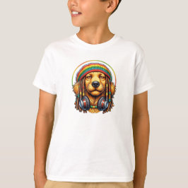Camiseta Chill Reggae Dog Headphones