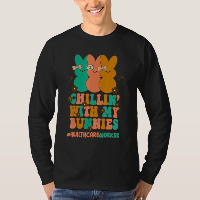 Camiseta Chillin Com A Enfermeira Ea Do Trabalhador De Saúd (Frente)