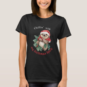 Camiseta Chillin com a minha Lã Cuta Espírito Espiritmã