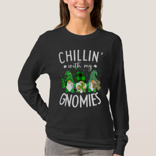 Camiseta Chillin Com Meu Gnomies Buffalo Xadrez Patrício
