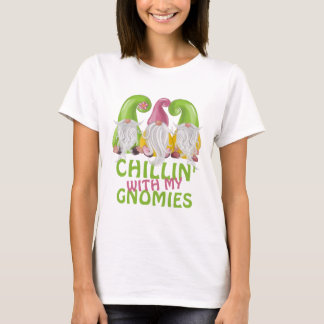 Camiseta Chillin Com Meu Gnomies Gnomo Humor