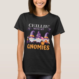 Camiseta Chillin com meu Gnomo Dia de as Bruxas engraçado G