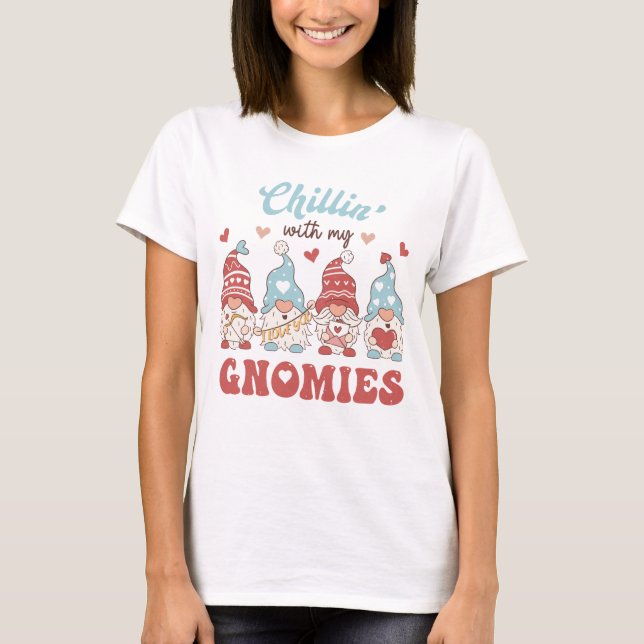 Camiseta Chillin Com Meus Gnomos (Frente)