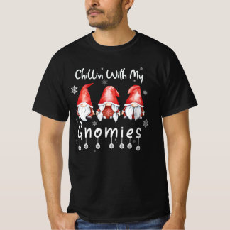 Camiseta Chillin Com Meus Gnomos Gnomos de Natal
