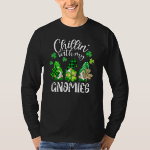 Camiseta Chillin Com Meus Gnomos Leopard Xadrez Buffalo Rua
