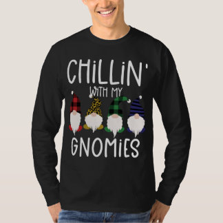 Camiseta Chillin Com Meus Gnomos Xadrez Gnomos Leopardo
