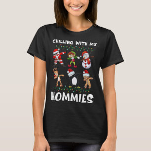 Camiseta Chillin Com Minha Batida De Homens Feios De Natal