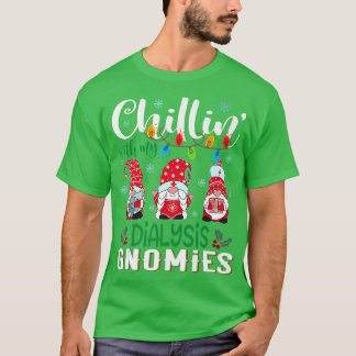 Camiseta Chillin Com Minha Enfermeira Leve Do Xmas Em Diáli