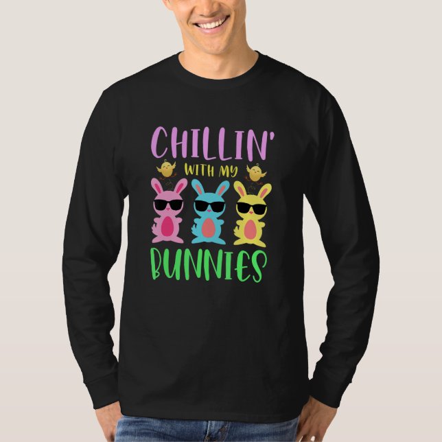 Camiseta Chillin Com Minha Família De Professores Engraçada (Frente)