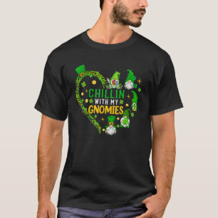 Camiseta Chillin Com Minha Pedra De Dia de São Patrício D