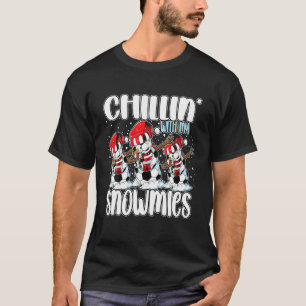 Camiseta Chillin Com Minhas Neves Engraçada Neve