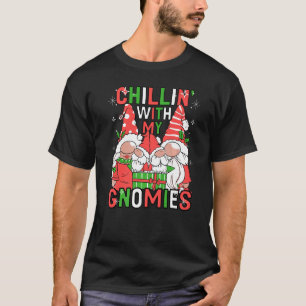 Camiseta Chillin Com O Meu Pijama Gnomias A Ficar Com O Meu