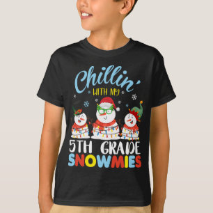 Camiseta Chillin Com O Meu Professor De Neve Da Grau 5