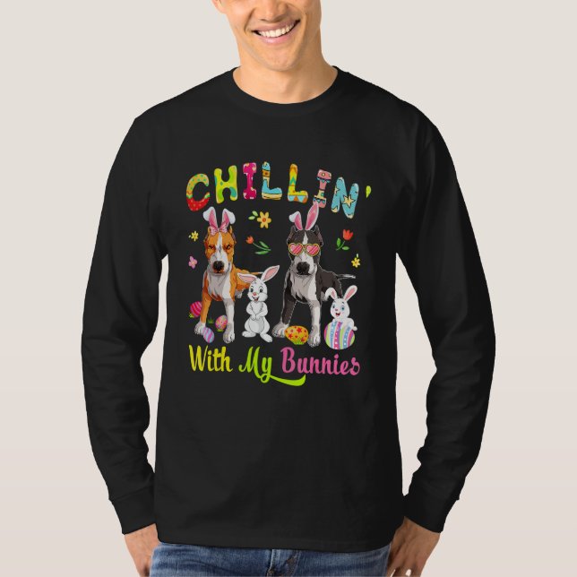 Camiseta Chillin' Com Os Meus Coelhinhos Bons Coelhinhos Bo (Frente)