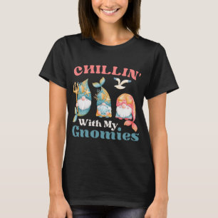 Camiseta Chillin com os meus genomas da sereia do Oceano