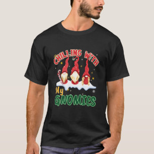 Camiseta Chillin Com Os Meus Gnomos Da Família Pamajas De N