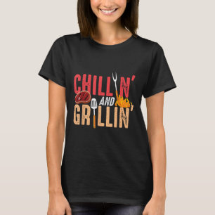 Camiseta Chillin E Grillin Barbecue Party