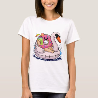 Camiseta "Chillin' on a Floatie: Rosquinha e Juice Delight 