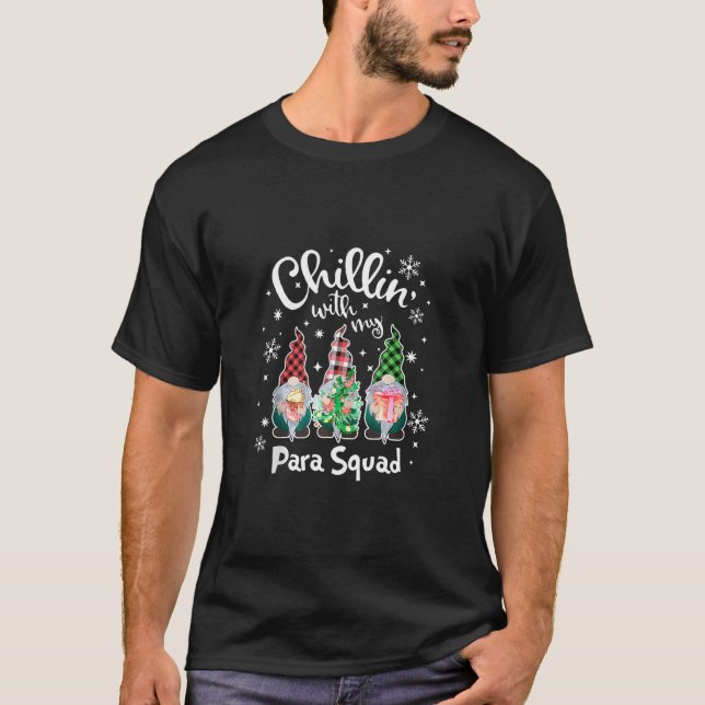 Camiseta Chilling' Com O Meu Natal Para Squad (Frente)