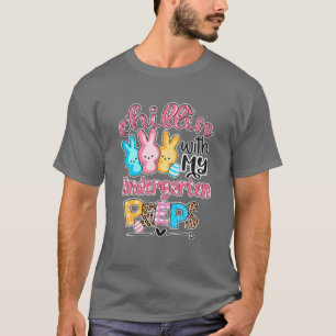 Camiseta Chilling With My Kindergarten Teachers Easter Day