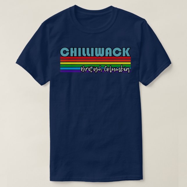 Camiseta Chilliwack British Columbia Pride Chilliwack LGBT (Frente do Design)