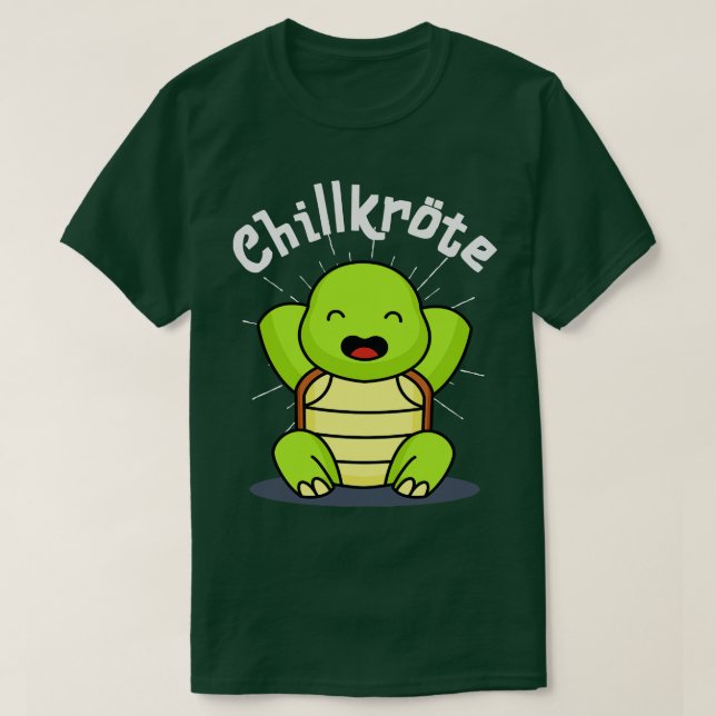 Camiseta Chillkrte lustige Schildkrte Chillen Relaxen (Frente do Design)